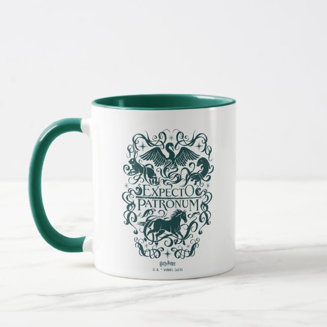 Expecto Patronum Filigree Graphic Mug (Left)
