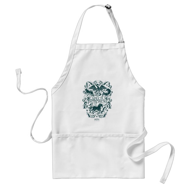 Expecto Patronum Filigree Graphic Standard Apron (Front)