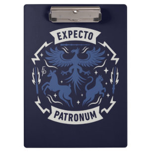 Expecto Patronum Vintage Silhouette Graphic Clipboard