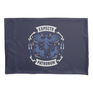 Expecto Patronum Vintage Silhouette Graphic Pillowcase