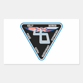 Expedition 46 Logo Rectangular Sticker