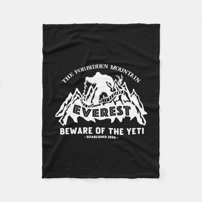 Expedition Everest  Fleece Blanket (Front)