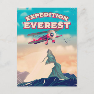 Expedition Everest Travel poster Postcard