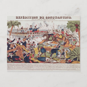 Expedition in Constantine Postcard