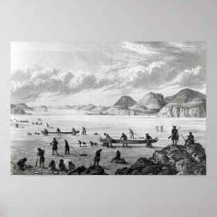 Expedition passing through Point Lata on the Poster