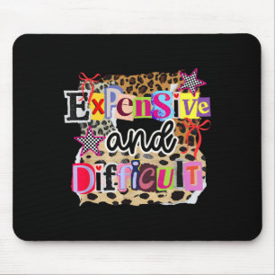 Expensive Difficult Vintage Mixed Media Design Mouse Mat