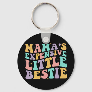 Expensive Little Bestie Funny Mum Mothers Day Matc Key Ring