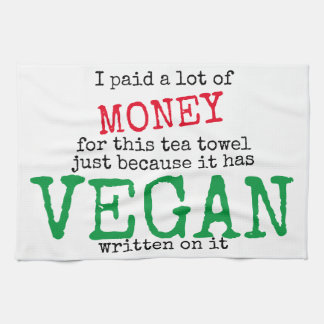 Expensive Vegan Tea Towel