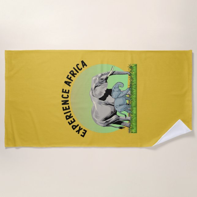 Experience Africa Beach Towel (Front)