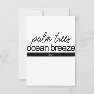 Experience Ibiza | Inspirational Card