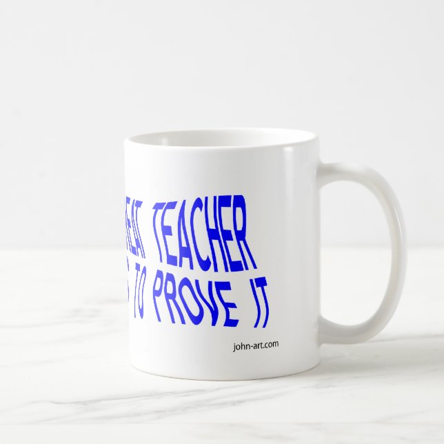 experience is the best teacher coffee mug (Right)