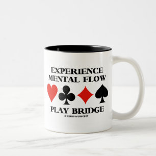 Experience Mental Flow Play Bridge Two-Tone Coffee Mug