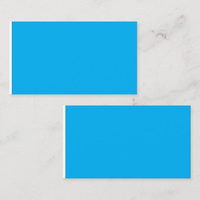 Experience the Beauty of a Clear Blue Sky  Calling Card (Front/Back)