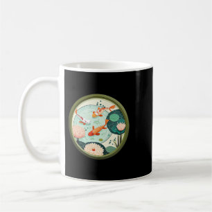 Experience the Magic and Charm Adorable Koi Fish P Coffee Mug