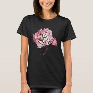 Experience the Magic of Cherry Blossoms Tree Geome T-Shirt