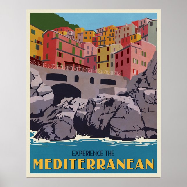 Experience the Mediterranean Poster (Front)