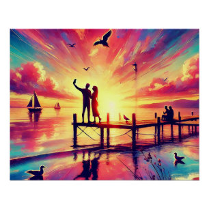 🌅 Experience the Serenity of Sunset! Poster