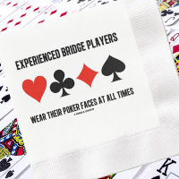 Experienced Bridge Players Wear Their Poker Faces