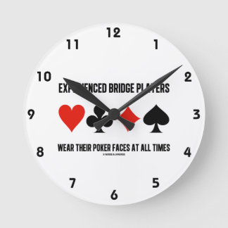 Experienced Bridge Players Wear Their Poker Faces Round Clock