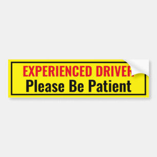 Experienced Driver Bumper Sticker