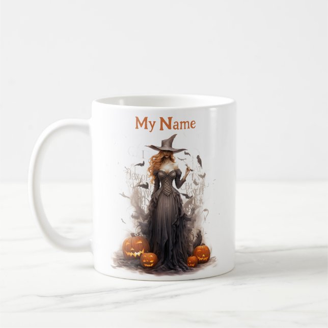 Experienced in magic: Halloween Witch Cup (Left)
