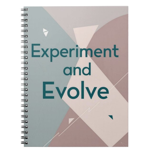 Experiment And Evolve Notebook (Front)