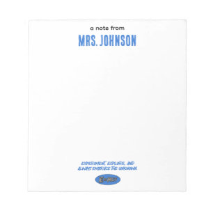 Experiment Explore Embrace Unknown   Science Notepad