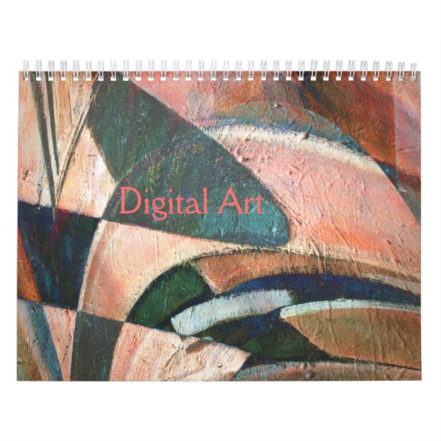 Experimental Abstract Digital Art Calendar (Cover)