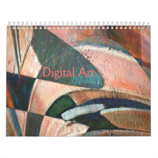 Experimental Abstract Digital Art Calendar