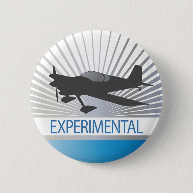 Experimental Aircraft 6 Cm Round Badge (Front)
