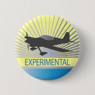 Experimental Aircraft 6 Cm Round Badge