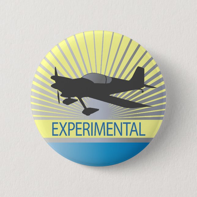 Experimental Aircraft 6 Cm Round Badge (Front)