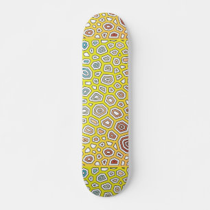 Experimental pattern 8 skateboard