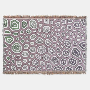 Experimental pattern throw blanket