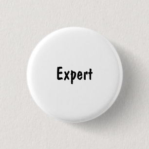 Expert 3 Cm Round Badge