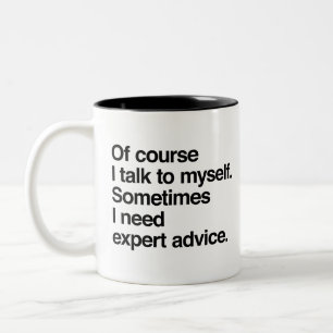 Expert Advice Two-Tone Coffee Mug