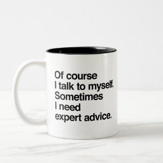 Expert Advice Two-Tone Coffee Mug