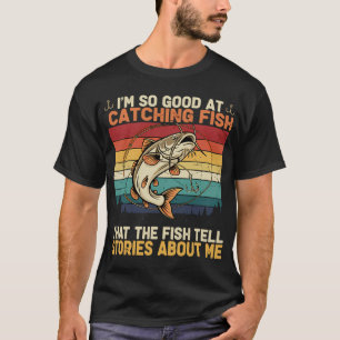 Expert Angler Fishing Retro Sunset Legend T-Shirt