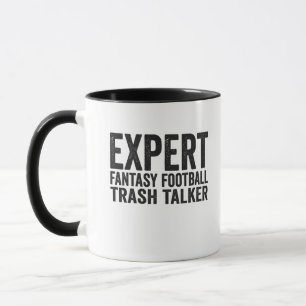 Expert Fantasy Football Trash Talker Funny Gift Mug
