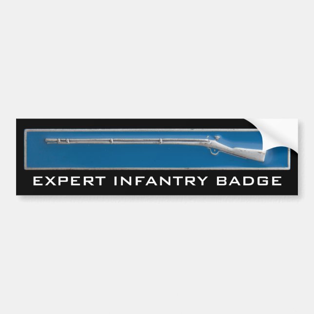 Expert Infantry Badge Bumper Sticker (Front)