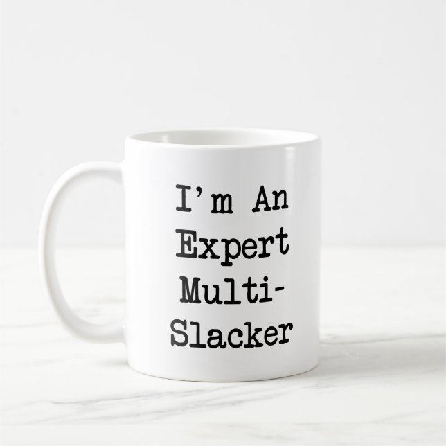 Expert Multi-Slacker Mug - White (Left)