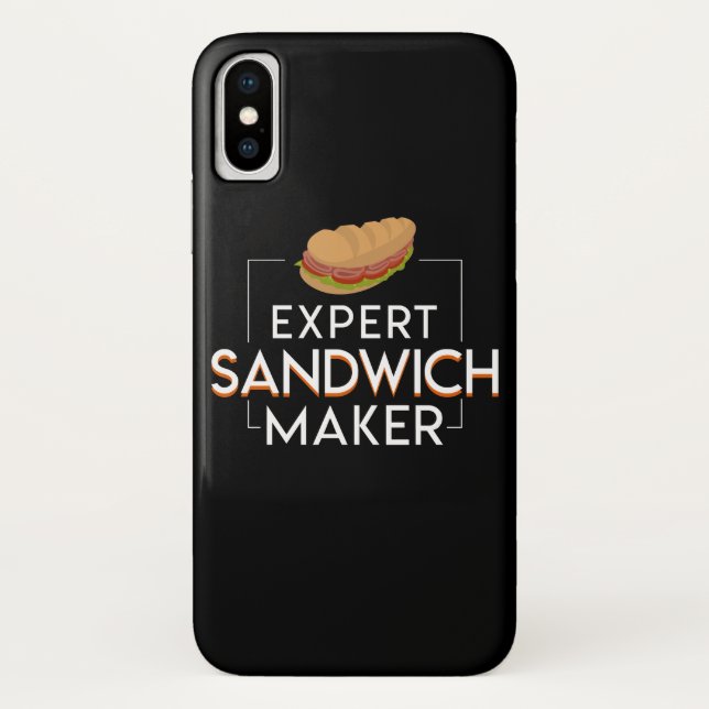 Expert Sandwich Maker Sandwich Maker Case-Mate iPhone Case (Back)
