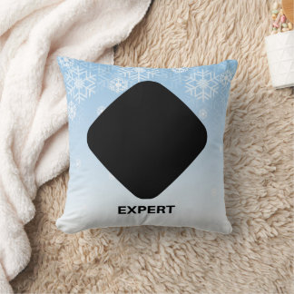 Expert Skier Black Diamond Cushion