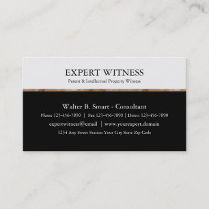 Expert Witness Professional Business Card