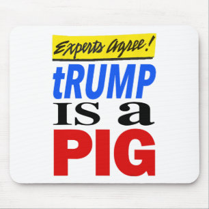 Experts Agree Trump Is A Pig 1 Mouse Mat