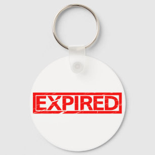 Expired Stamp Key Ring