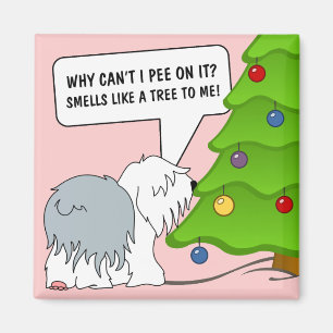 Explain the meaning of Christmas to your dog now! Magnet
