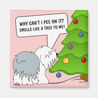 Explain the meaning of Christmas to your dog now! Magnet