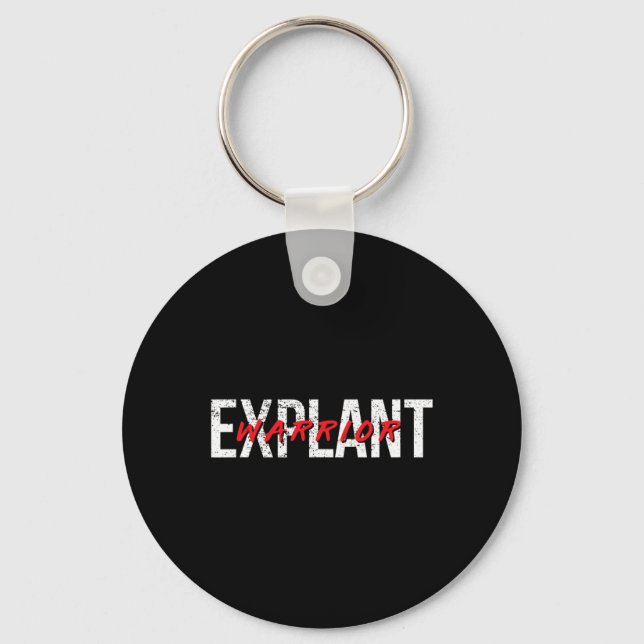 Explant Breast Implant Illness Awareness Cancer  Key Ring (Front)
