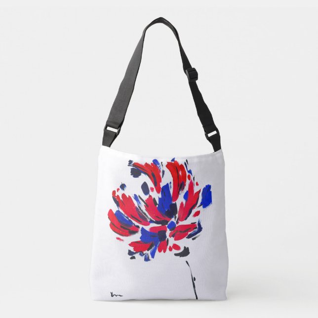 Exploded flower crossbody bag (Front)